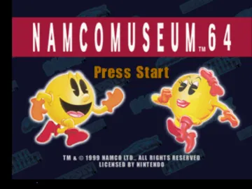 Namco Museum 64 (USA) screen shot title